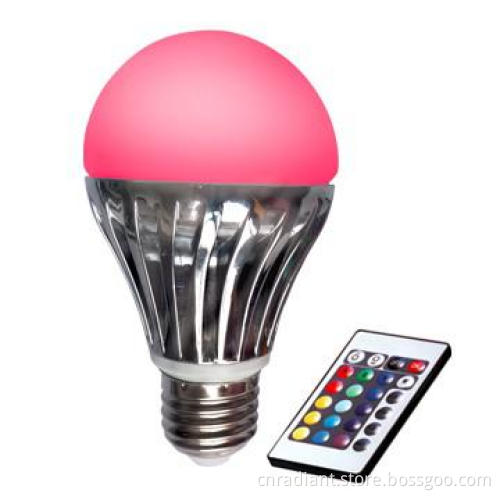 Dimmable RGB LED Spotlight Bulb Color Changing With Remote Control